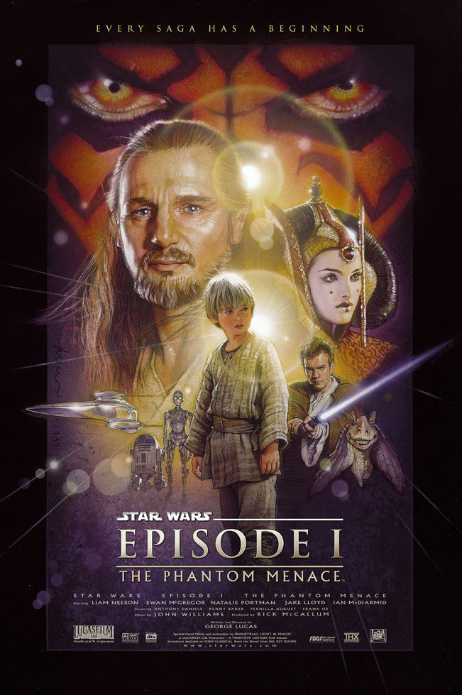 Star Wars rewatch begins tonight with Episode I The Phantom Menace (1999) #starwars #StarWarsTheRiseOfSkywalker