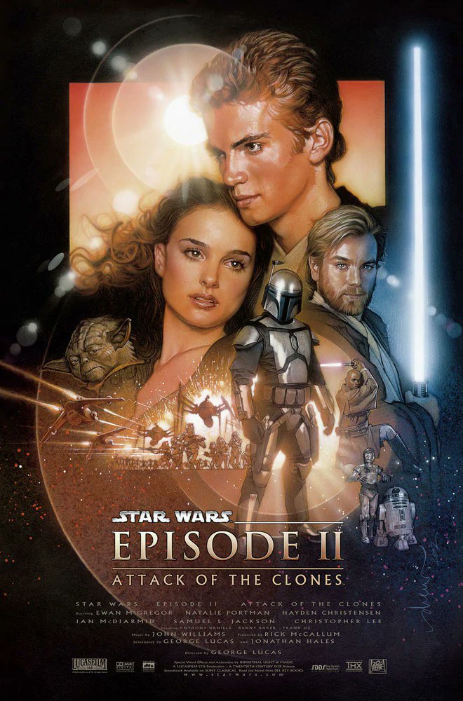 Star Wars rewatch continues tonight with Episode II Attack of the Clones (2002) #starwars #StarWarsTheRiseOfSkywalker