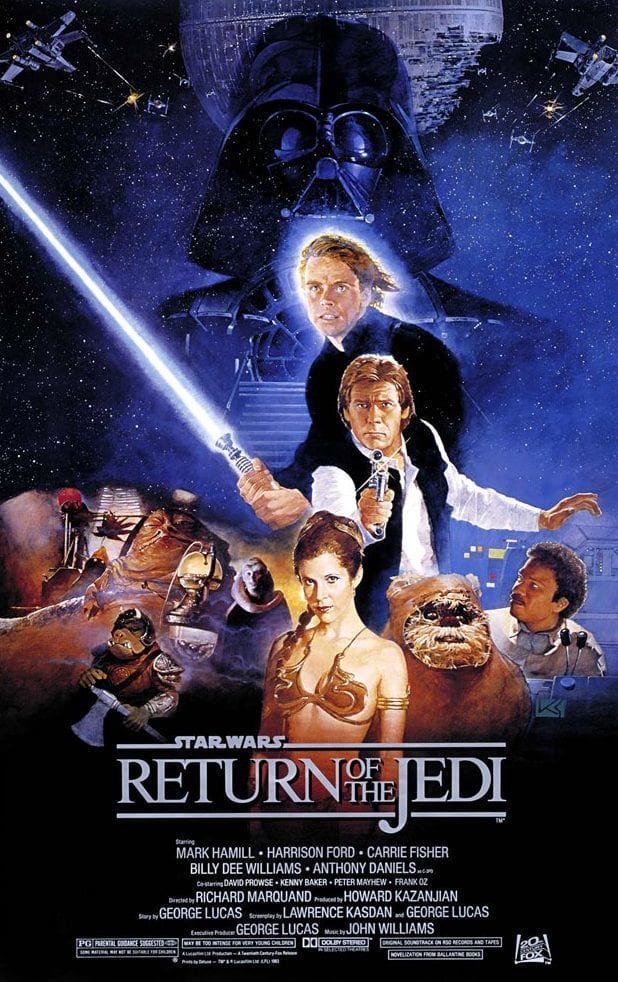 Star Wars rewatch concludes the original trilogy tonight with Episode VI Return of the Jedi (1983) #starwars #StarWarsTheRiseOfSkywalker