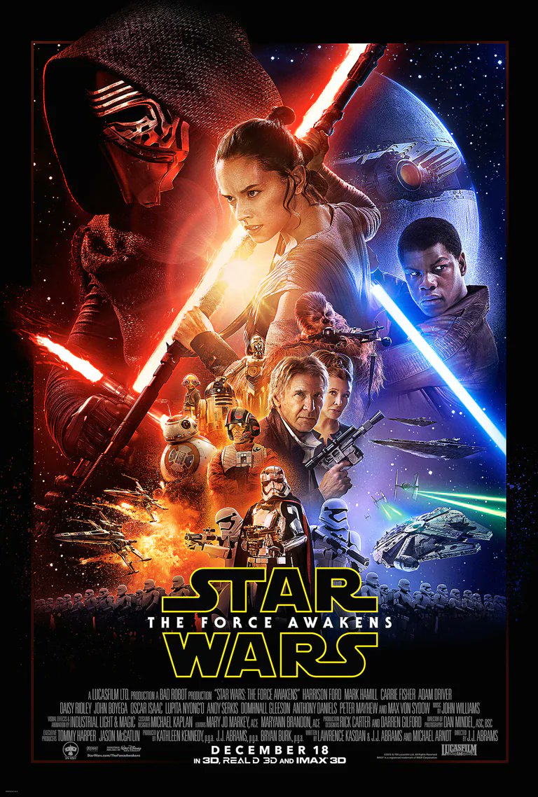 Star Wars rewatch starts the sequel trilogy tonight with Episode VII The Force Awakens (2015) #starwars #StarWarsTheRiseOfSkywalker