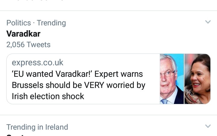 I don't know why I keep getting links to right wing UK papers on Twitter but until I find a way to stop it I'll be marking the trends as spam or harmful