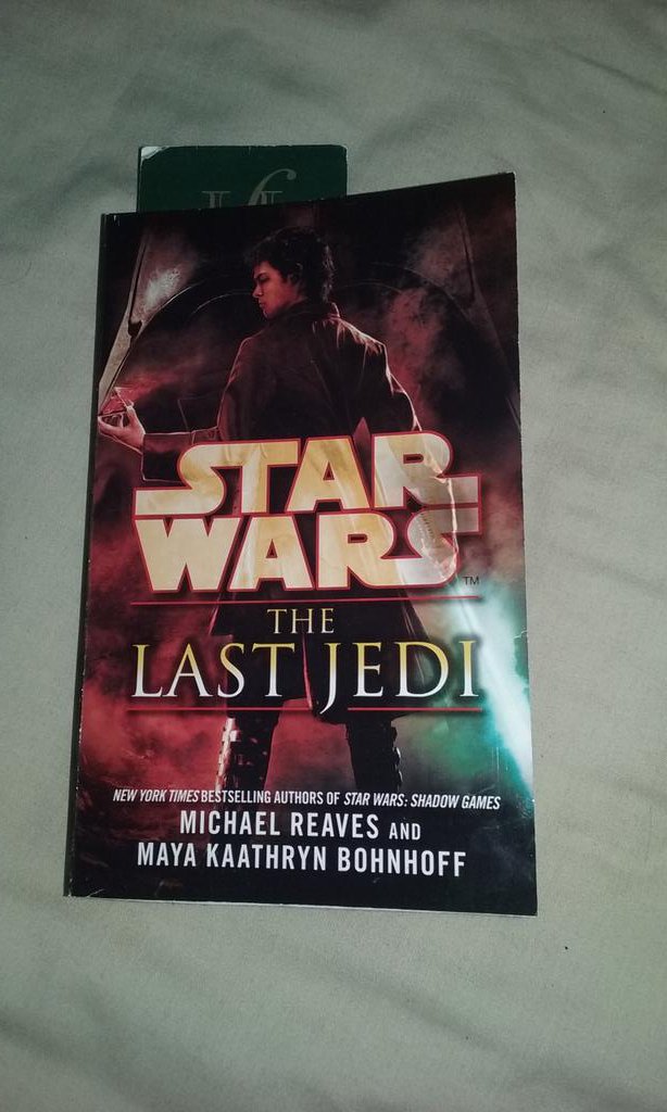 Guess what I just happened to be in the middle of reading. #TheLastJedi @starwars @DelReyStarWars @odiewan81