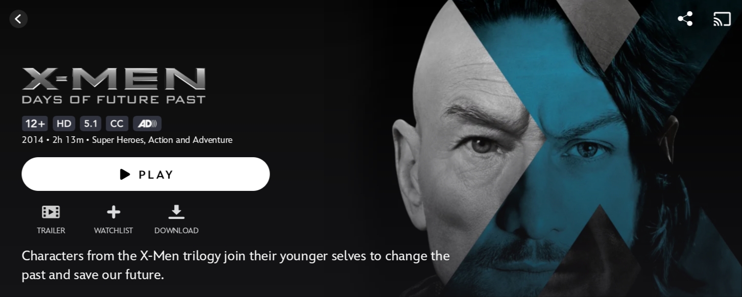 X-Men Days of Future Past