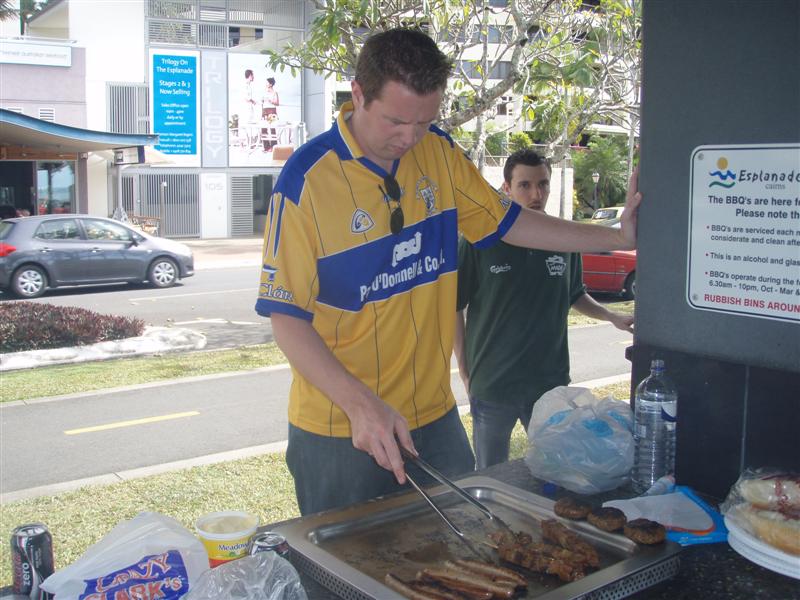 Our outdoor barbecue in Cairns