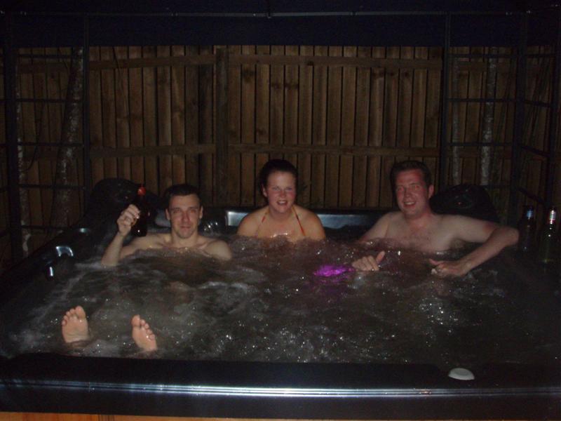 Another dip in the hot tub