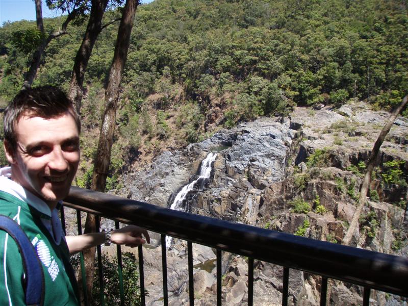 Me at the Barron Falls