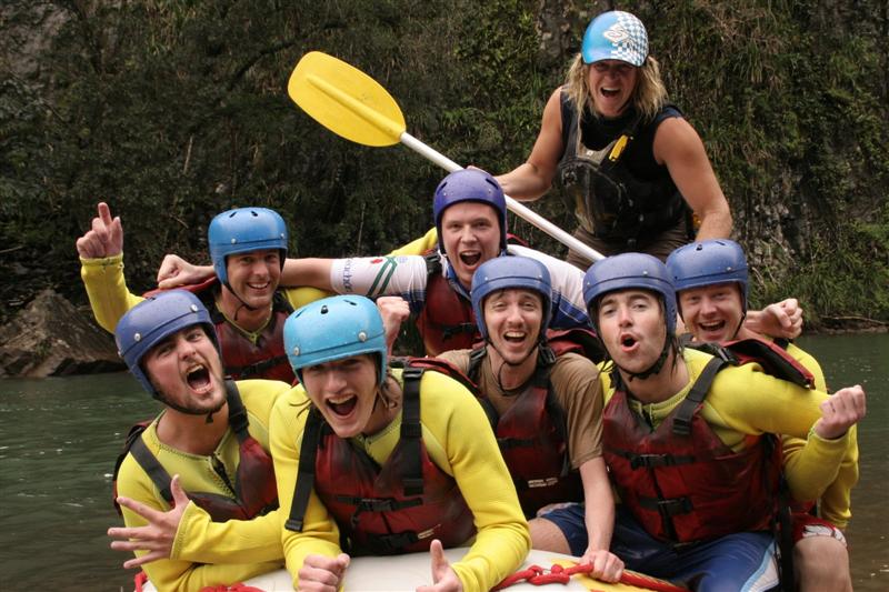 The Irish Rafting team